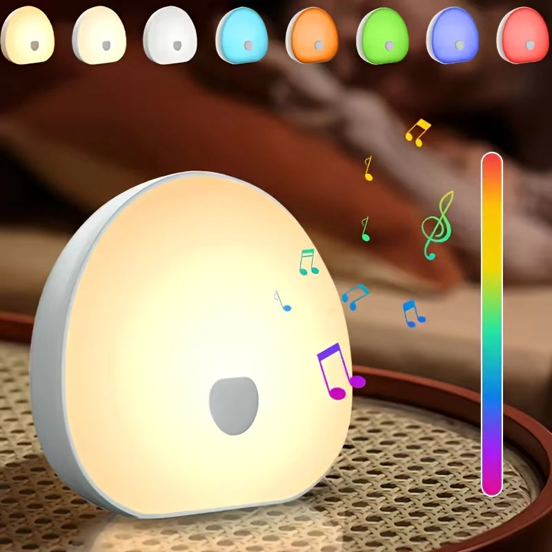 SHELPER White Noise Sound Machine with RGB Night Light